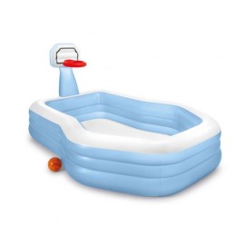 Alberca Inflable Con Canasta Basketball -Intex