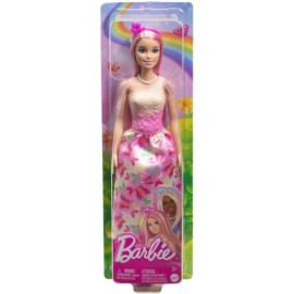 Barbie Fantasía Muñeca Doncella Vestido de Ensueño Rosa