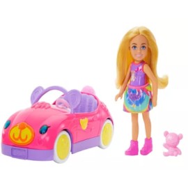 Barbie Set De Juego Chelsea Muñeca Y Auto De Osito