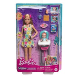 Barbie Set de Juego Skipper Hora del Desayuno con Bebé
