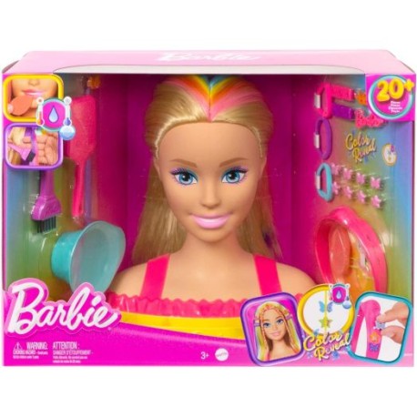 Barbie Busto Pelo Largo para Jugar a peluquería