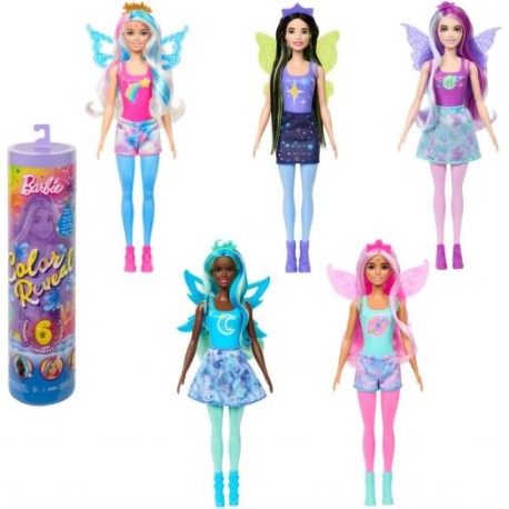 Barbie Color Reveal Muñeca Galaxia Arcoíris