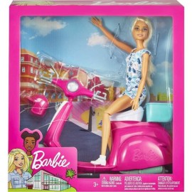 Barbie Motoneta con Muñeca