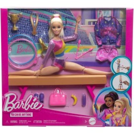 Barbie Muñeca de gimnasia y accesorios