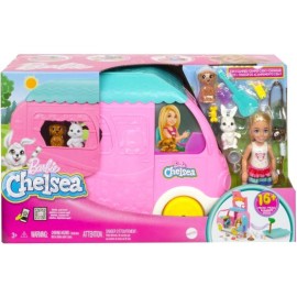 Barbie Set de Juego Chelsea Nuevo Camper con Accesorios