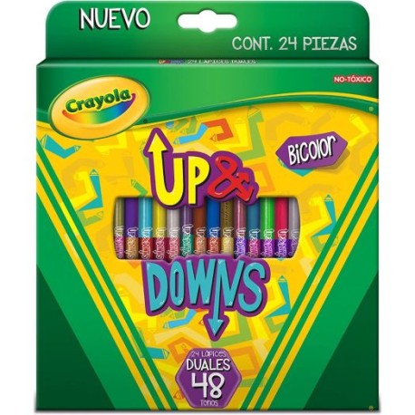 Crayola 24 Lapices Up&Downs