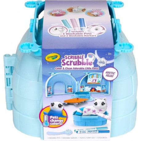 CRAYOLA Color Pets Scrubbie Arctic Igloo