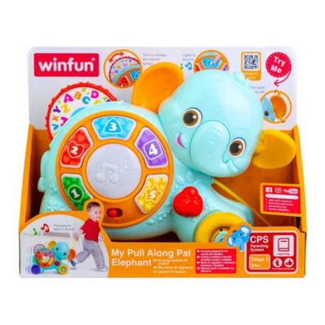 Elefante Interactivo Winfun con Luces y Sonido