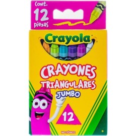 Crayola 12 Crayones Triangulares Jumbo