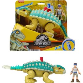 Fisher-Price Imaginext Jurassic World Dinosaurio de Juguete Bumpy y Ben