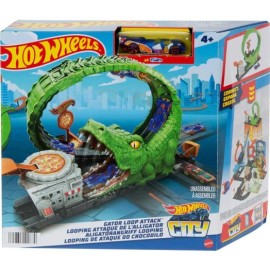 Hot Wheels City Pista de Juguete Némesis Cocodrilo