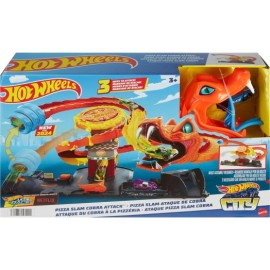 Hot Wheels City pizza Slam Ataque de Cobra