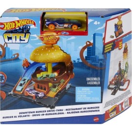 Hot Wheels City Tienda De Hamburguesa