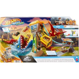 Hot Wheels RacerVerse Jurassic World Blue Raptor Rush