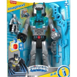 Imaginext DC Super Friends Figura de Acción Batman Insider & Exo Traje Gris