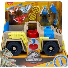 Imaginext Jurassic World Vehículo de Juguete Rastreadora de Dinosaurios