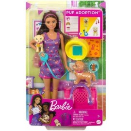Barbie Set de Juego Adopta un Perrito