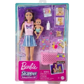 Barbie Set de Juego Skipper Hora de Dormir