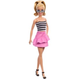 Barbie Fashionista Muñeca Blusa de Rayas Blanco y Negro