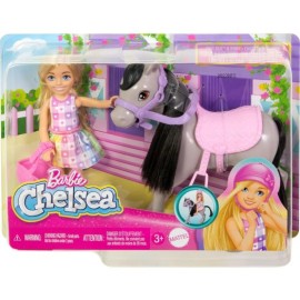 Barbie Set de Juego Chelsea Paseo en Pony