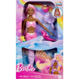 Barbie Fantasía Muñeca Sirenas Colores Mágicos