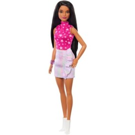 Barbie Fashionista Muñeca Blusa de Estrellas