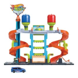 Hot Wheels City Autolavado Mega Torre