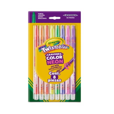 8 CRAYONES TWISTABLES EXTREMOS